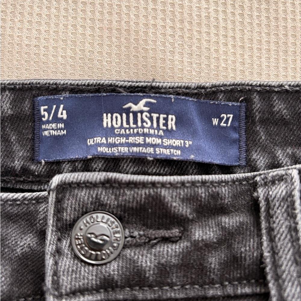 Hollister Black Jean Shorts